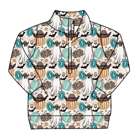 Custom moq 5 each style eta 6-7weeks baby girl clothes pumpkin long sleeve top-25.7.26