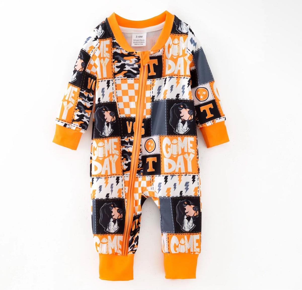 custom moq 5 mix size KLSH0102 Toddler Kids Patchwork Print Long Sleeve Pajamas Set Team Sleepwear Loungewear Rompers