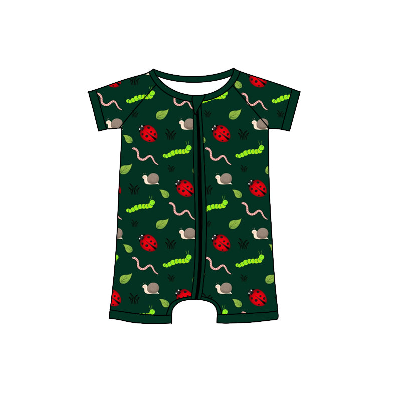Custom summer baby boy clothes boat short sleeve shorts sets romper