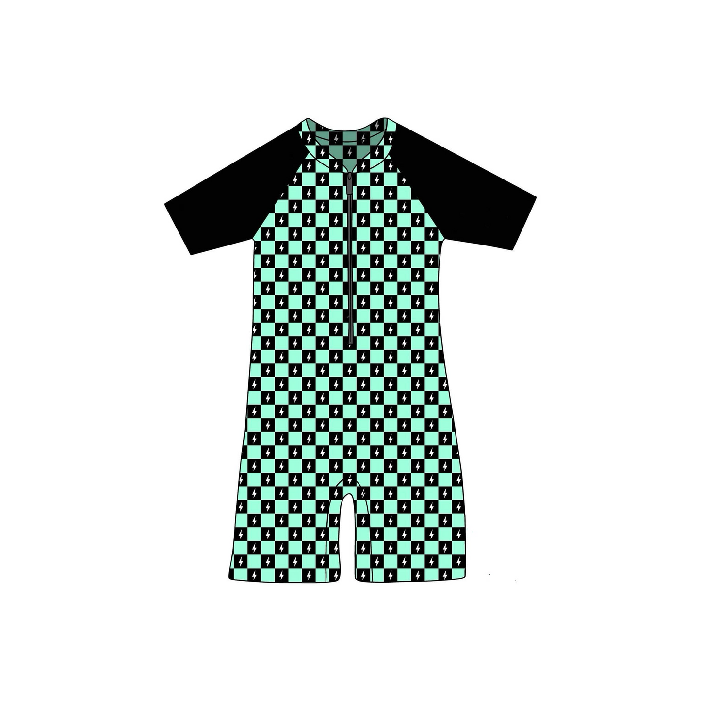Deadline  April 22 Boys Plaid Lightning Swimsuit