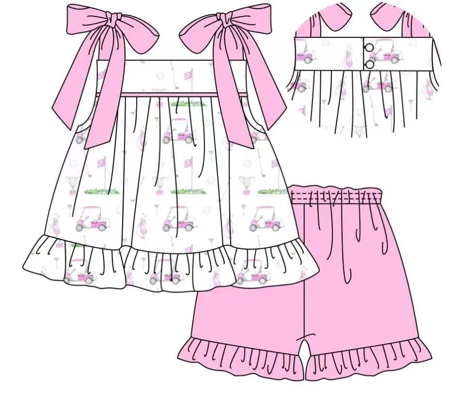 baby girl clothes suspender pink toddler girl summer outfits