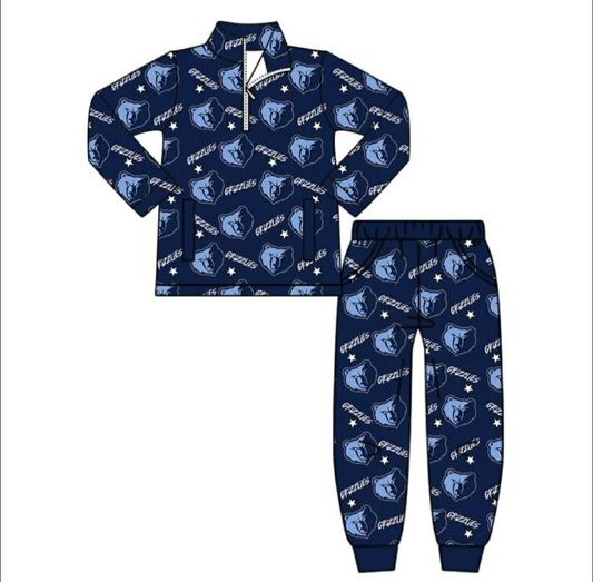 Custom moq 5 mix size milk silk summer teams Long-sleeved trousers zip-up set