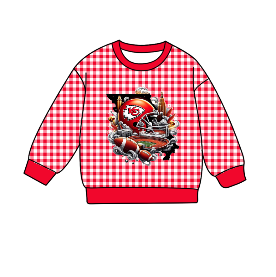 Custom moq 8 mix size milk silk summer team baby boys clothes plaid red long sleeve top-25.9.23