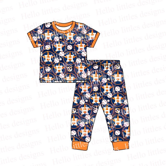 Custom summer teams baby boy clothes team short sleeve pants sets-25.9.1