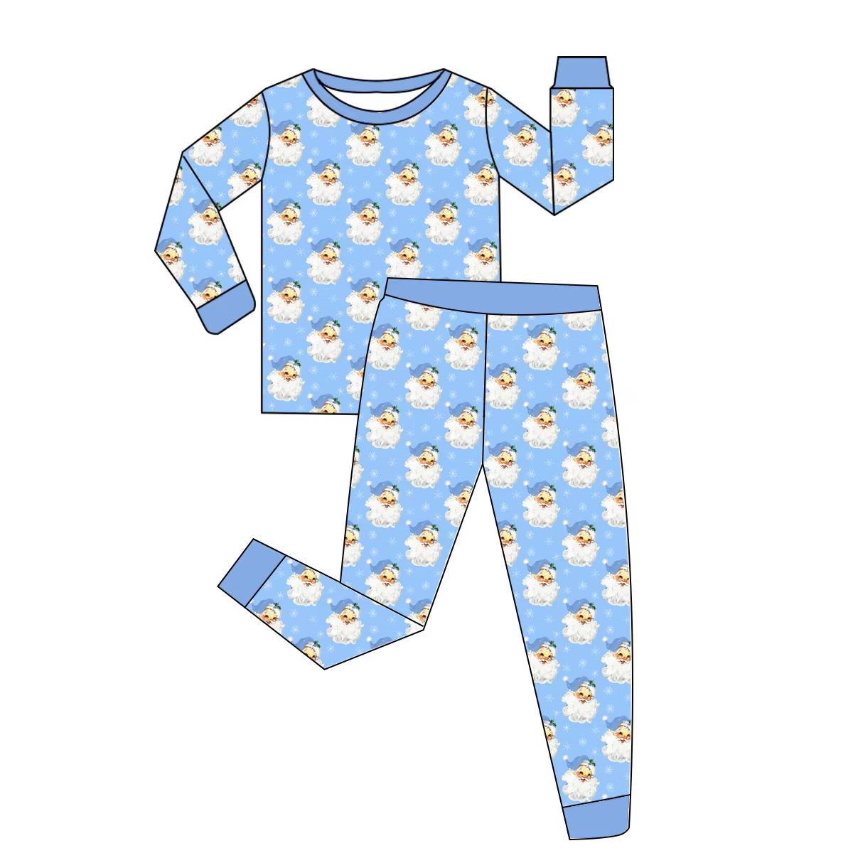 Custom moq 5 each style eta 6-7weeks baby girl clothes Christmas long sleeve pants sets 2-25.7.29