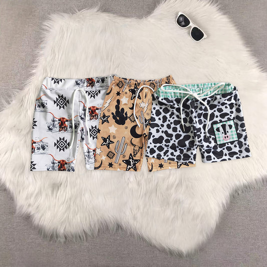 RTS NO MOQ baby boy clothes summer swim trunks