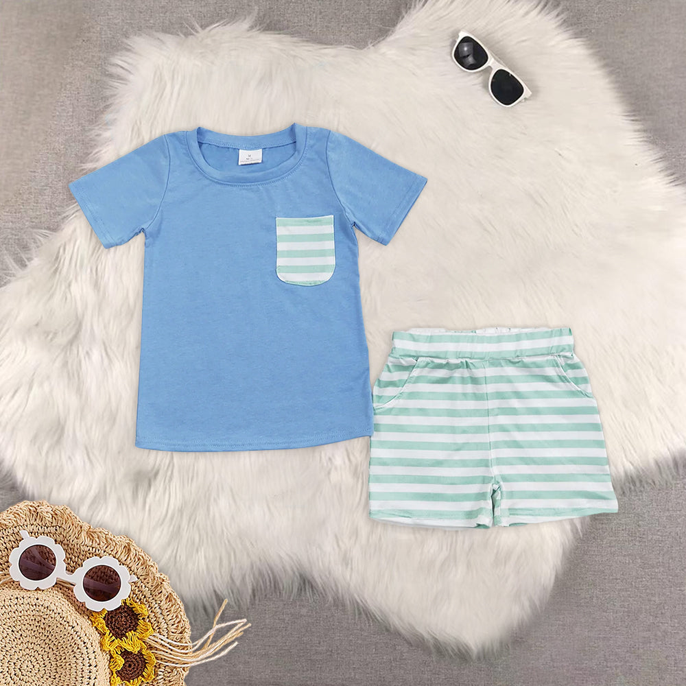 RTS baby girls Boys clothes summer Short Sleeve Shorts sets
