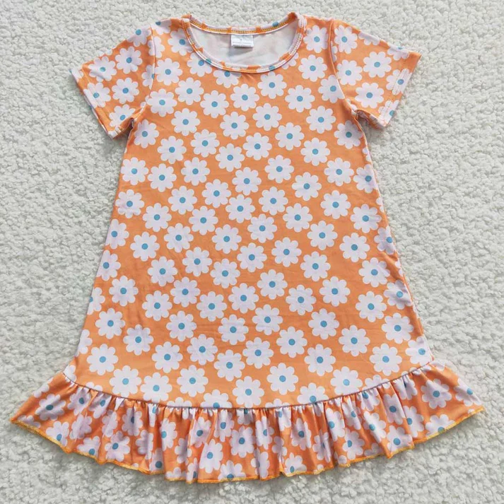 RTS baby girls clothes short Sleeve dress