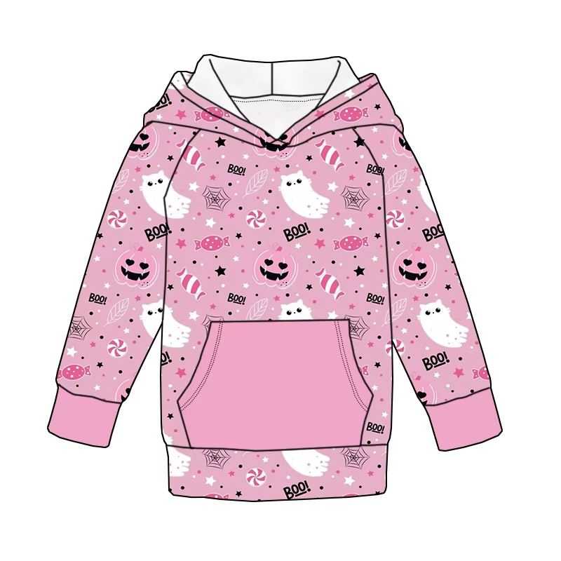 Custom moq 5 each style eta 6-7weeks baby girl clothes halloween hooded long sleeve top-25.8.1