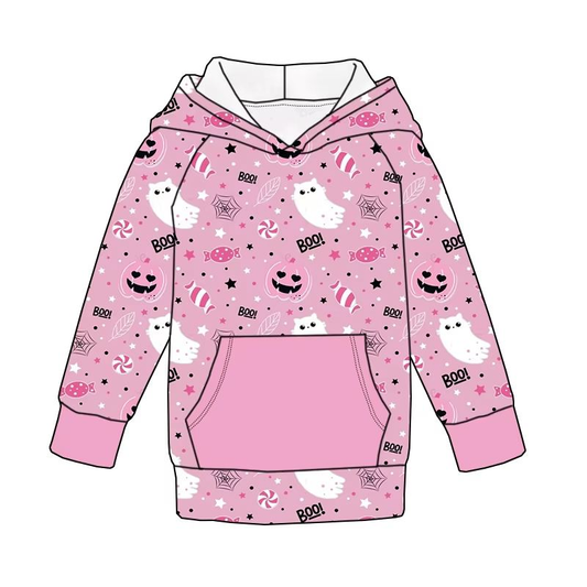Custom moq 5 each style eta 6-7weeks baby girl clothes halloween hooded long sleeve top-25.8.1