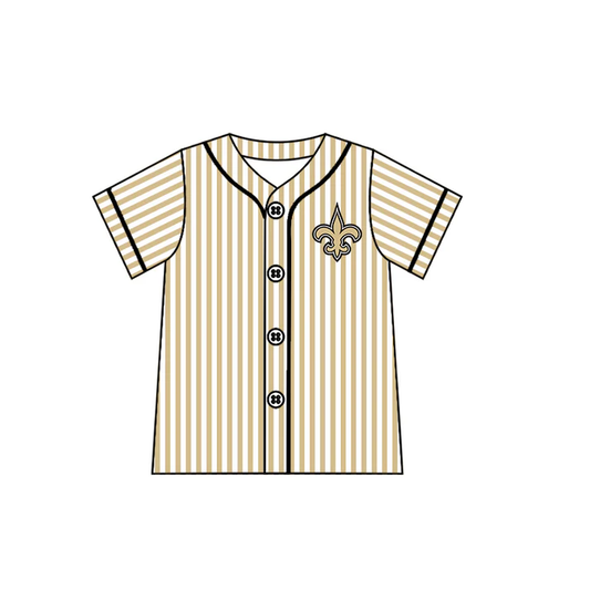 Custom moq 5 each style eta 6-7weeks baby girl clothes team khaki short sleeve top-25.7.23