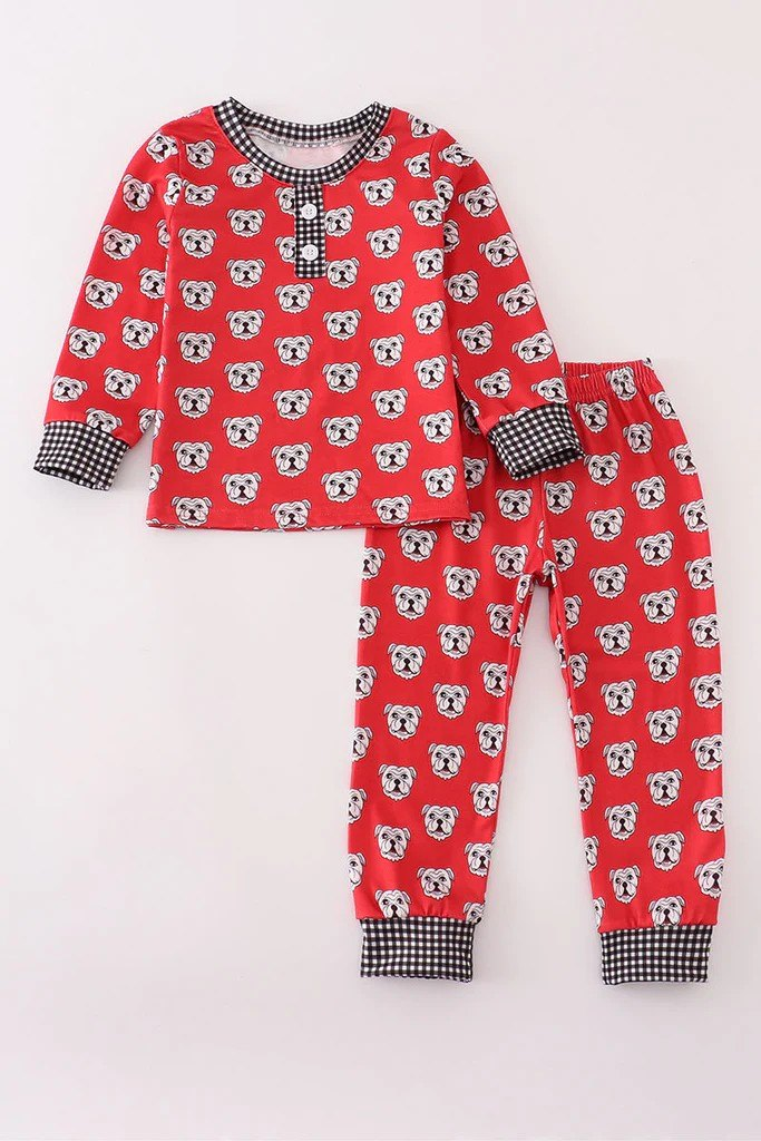 Custom moq 5 each style eta 6-7weeks baby girls summer red long sleeve sets pants 1 and set 2-25.7.17