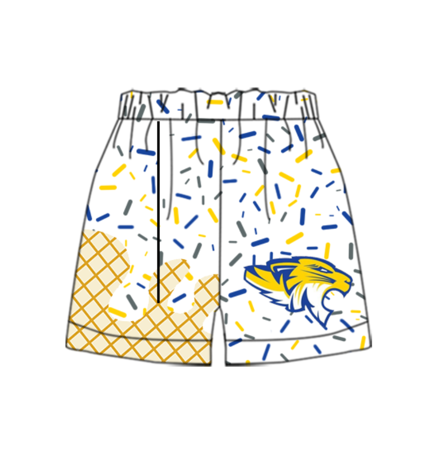 custom moq 3 eta 6-8weeks baby boys clothes team colors summer shorts
