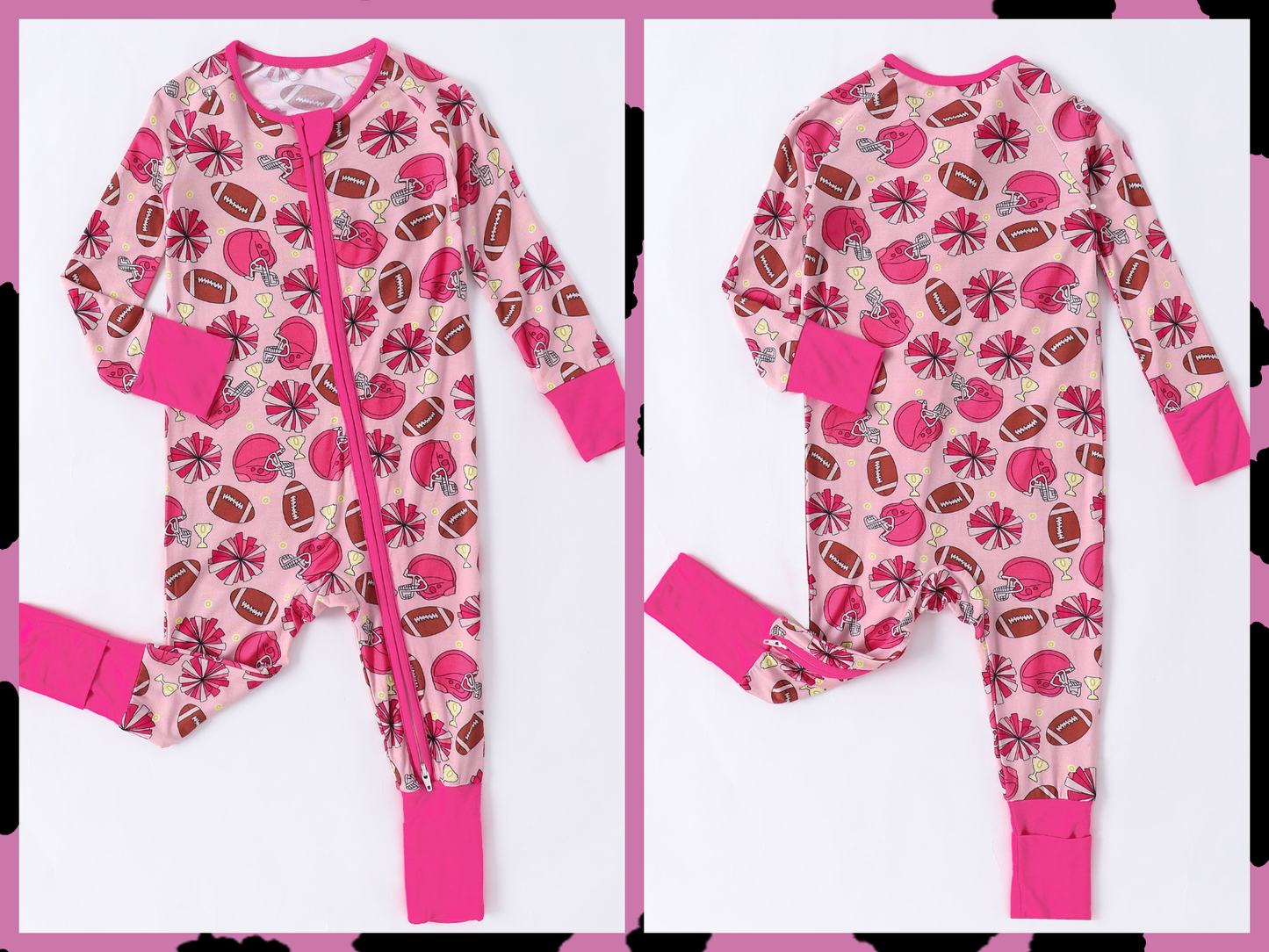 Custom moq 5 each style eta 6-7weeks baby girl clothes team rugby long sleeve romper-25.7.24