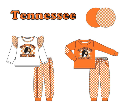 Custom moq 8 mix size eta 6-8weeks baby boy clothes team orange long sleeve pants set 2 -25.9.16