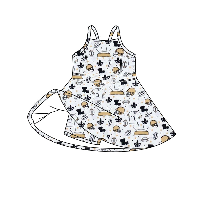 Custom moq 5 mix size milk silk summer teams baby girls clothes team sleeveless skirts sets and dress and top-25.7.12