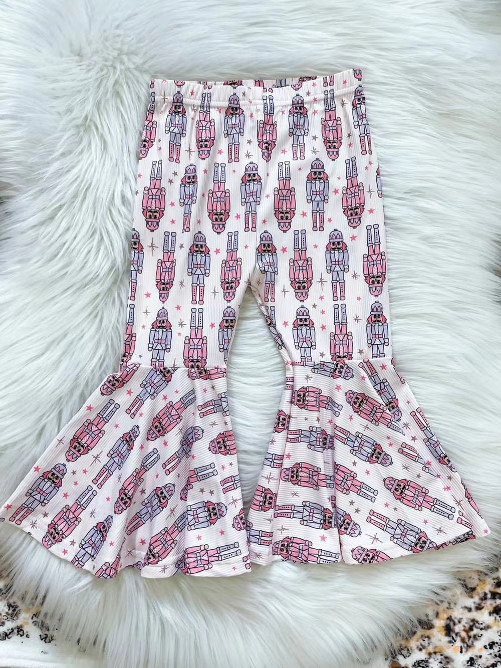 Custom MOQ 5 baby girls clothes Christmas pants