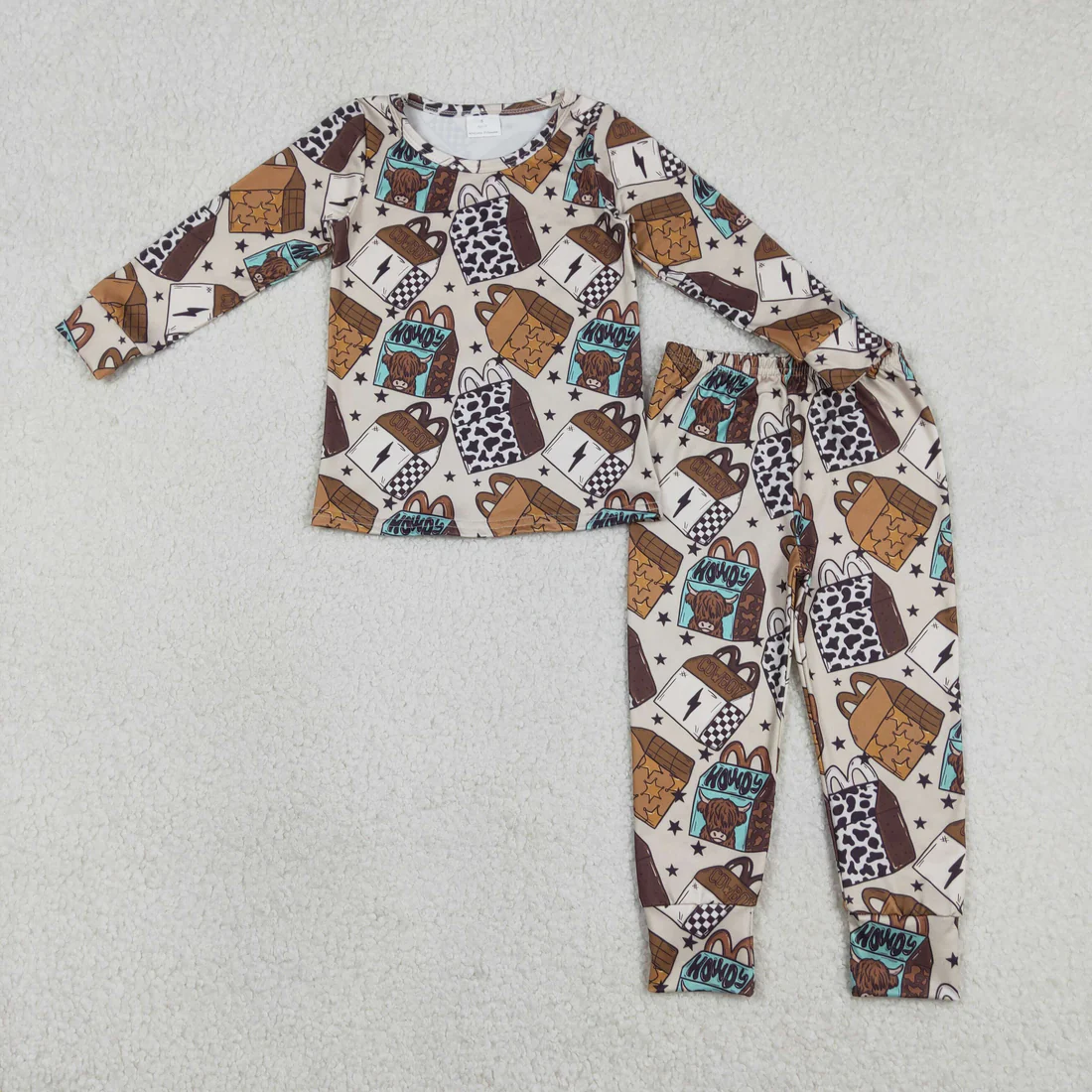 RTS NO MOQ Sibling baby girls boy clothes long sleeve pants sets