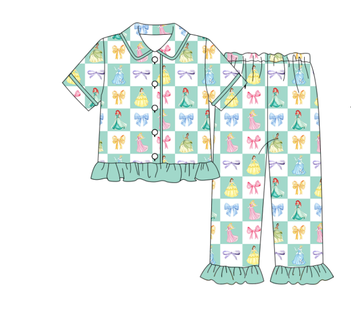 Custom moq 5 mix size eta 6-8weeks baby girl clothes bow long sleeve pants set 3 and dress 2 and skirts sets-25.11.10