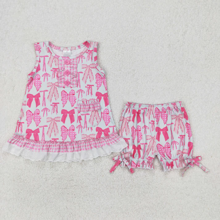 Sibling Baby Girls clothes Flowers Summer Sibling Sister Clothes Sets