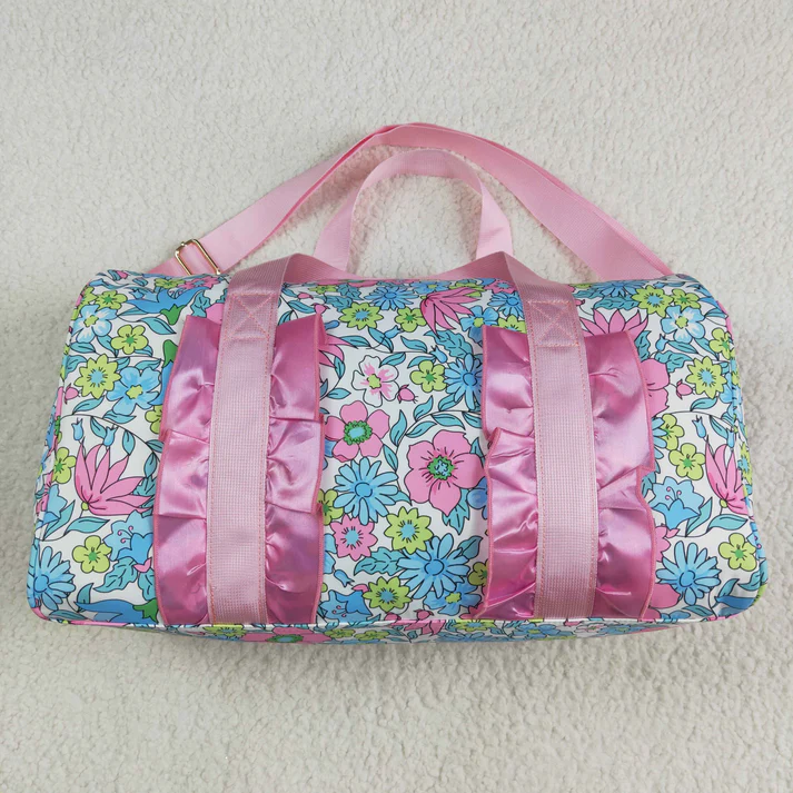 RTS NO MOQ baby kids clothes Floral summer kids backpack