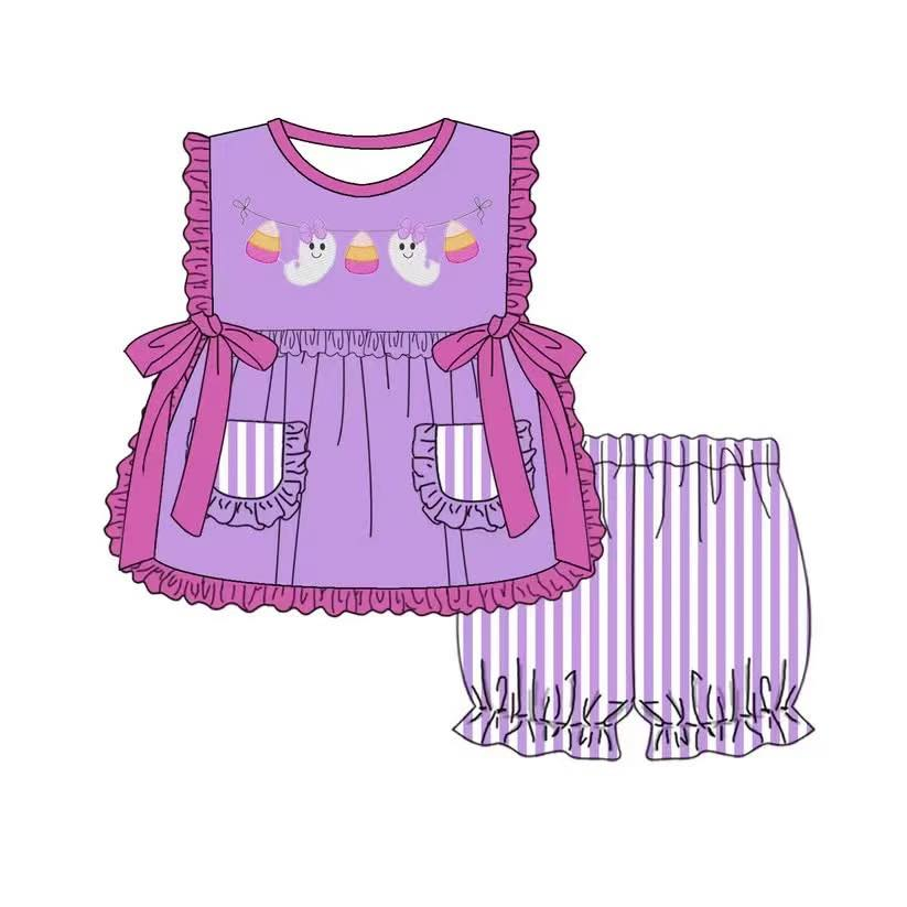 Custom moq 5 each style eta 6-7weeks baby girl clothes short sleeve shorts sets-25.7.29