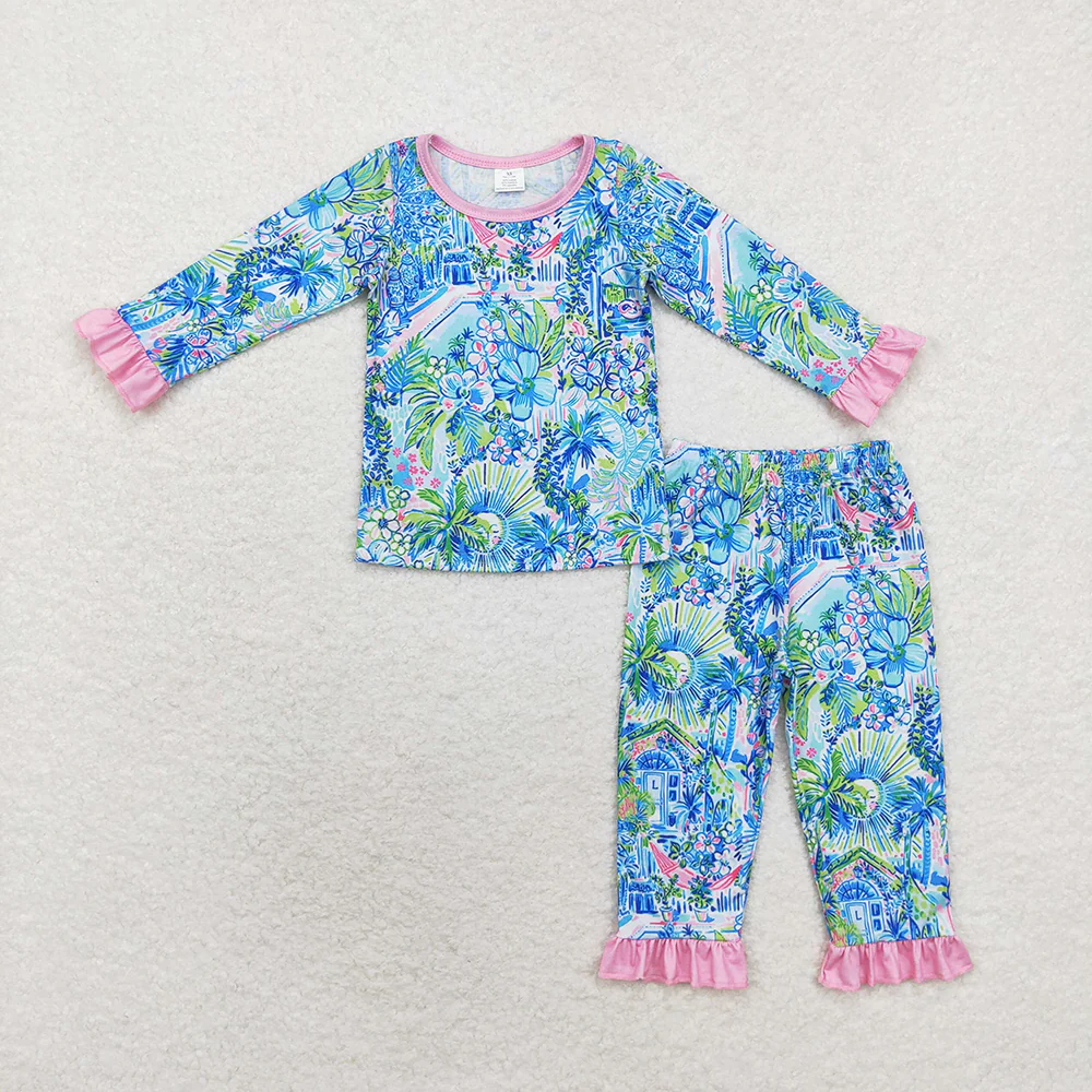 RTS NO MOQ sibling baby girls clothes long sleeve Clothes Sets and romper
