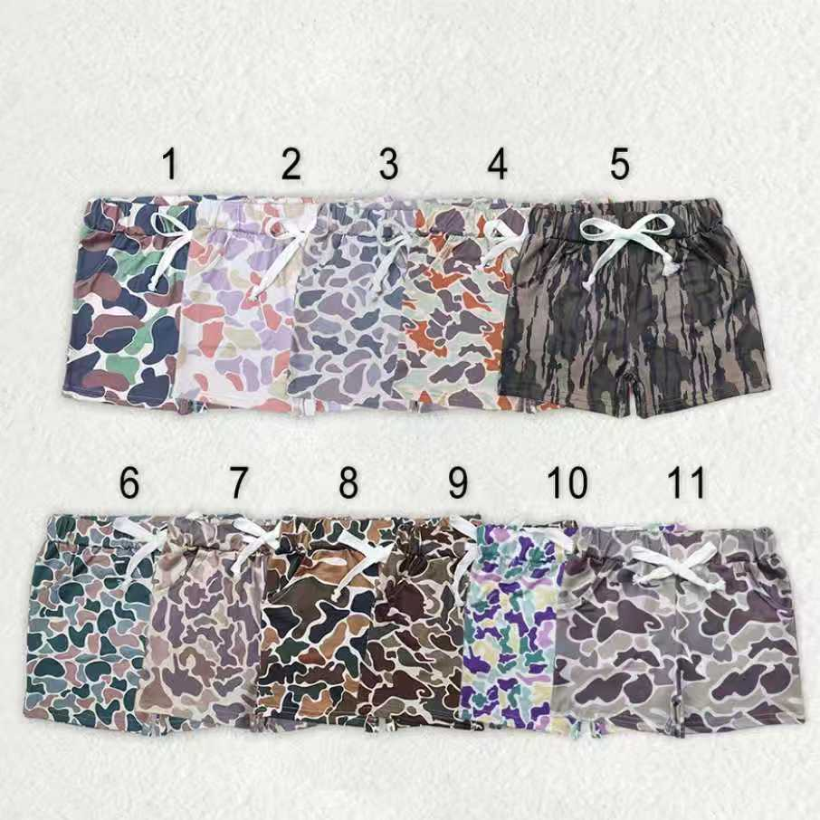RTS NO MOQ Sibling Baby Boys clothes Summer Camouflage Shorts