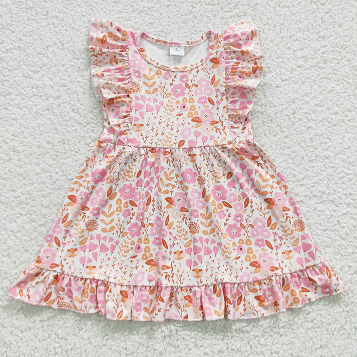 RTS baby girls clothes short Sleeve dress