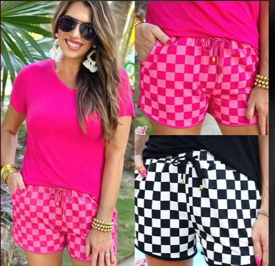 Custom moq 3 eta 6-7weeks Adult pink plaid, black plaid xs-5xl