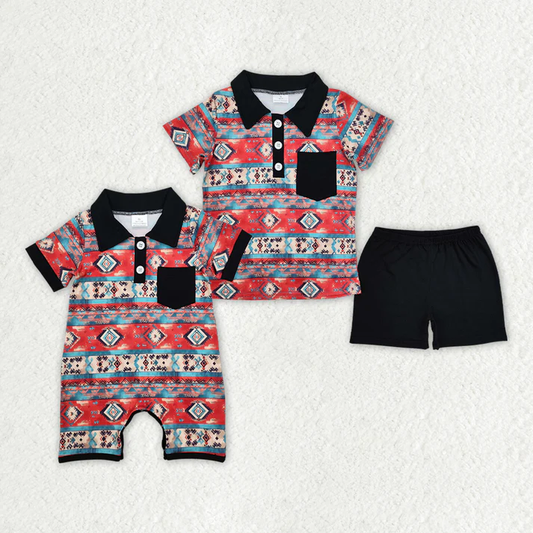 Baby Boys Shirt Shorts Summer Rompers Outfits Romper Clothes Sets