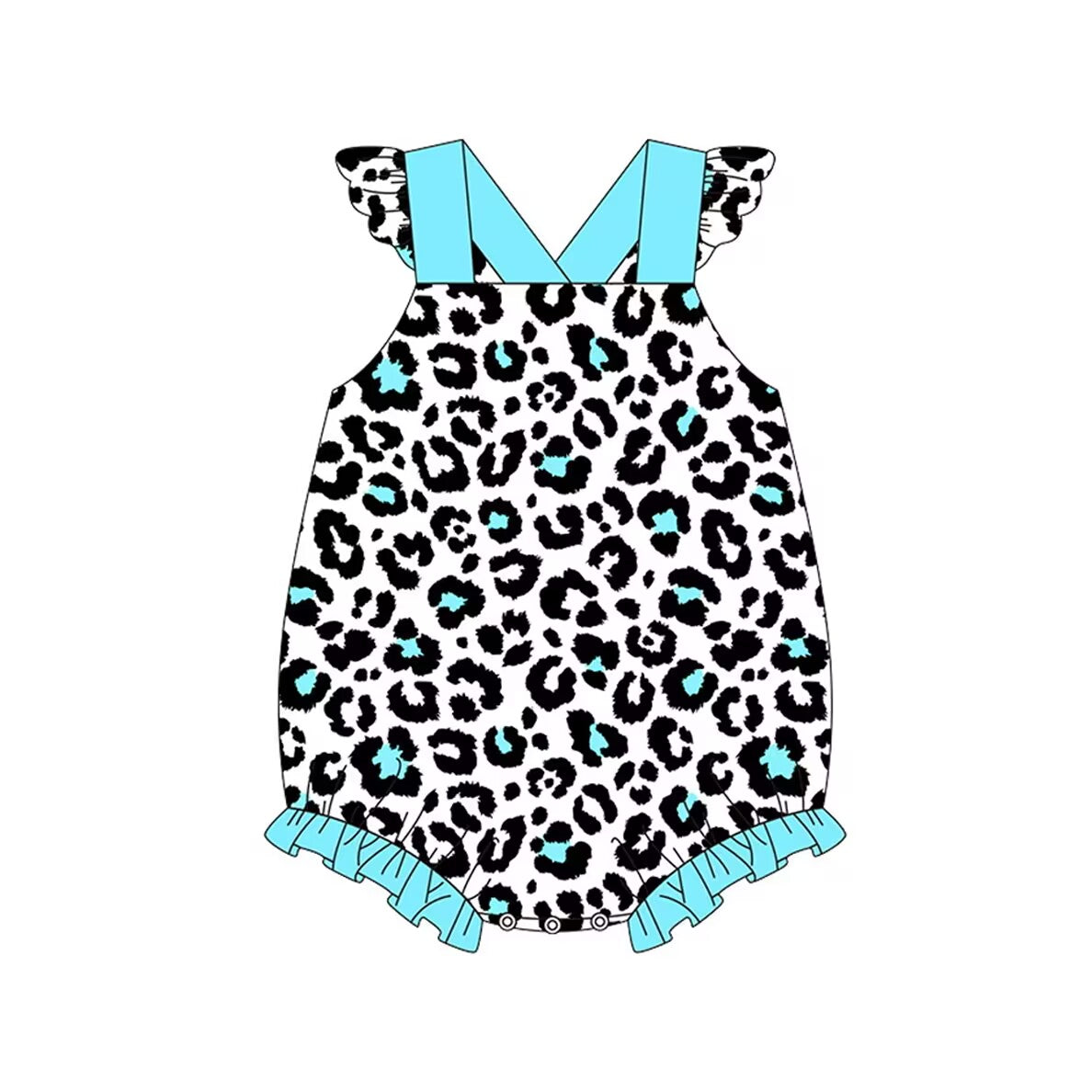 Deadline: May 24 custom eta 5week no moq eta 5-6weeks  SR1321 Summer girl leopard print romper
