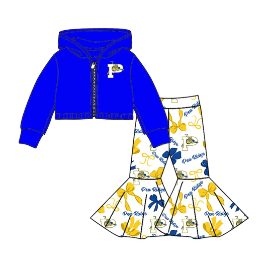 Custom moq 5 mix size milk silk summer teams baby girls clothes blue short sleeve pants sets and hooded long sleeve pants sets-25.7.26