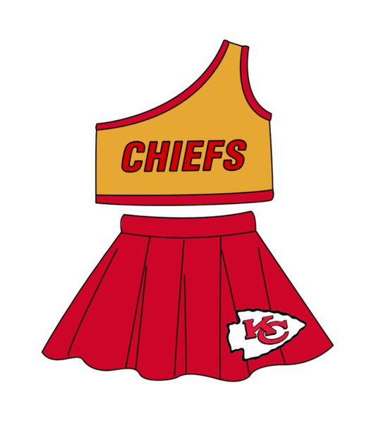 Custom moq 5 each style eta 6-7weeks baby girl clothes team red sleeveless skirts sets-25.8.26