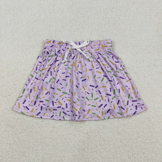 RTS NO MOQ（In Stock ) Waffle Ice Cream Light Purple Skirt