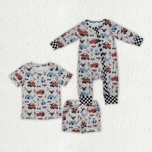 RTS Boys and girls Cars Short Sleeve Shorts sets romper