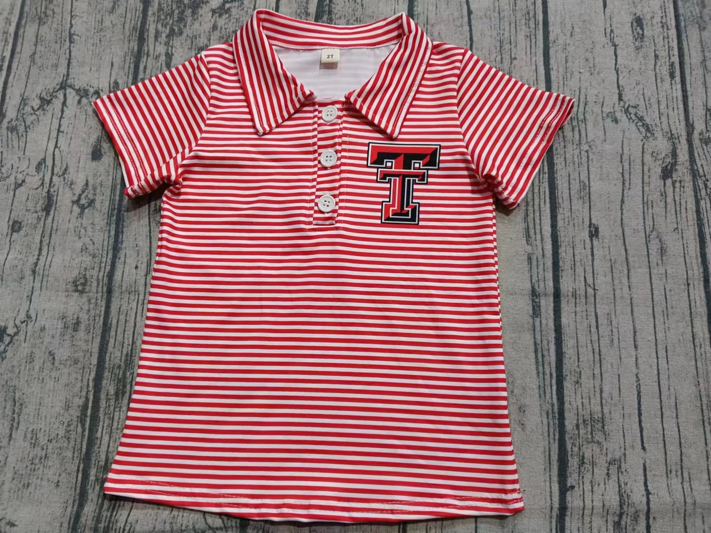 Custom moq 3 eta 6-7weeks baby boy clothes striped short sleeve shirt-25.8.6