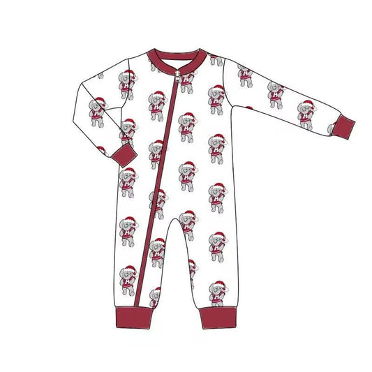 Custom moq 5 each style eta 6-7weeks baby girl clothes team long sleeve romper 2-25.8.8