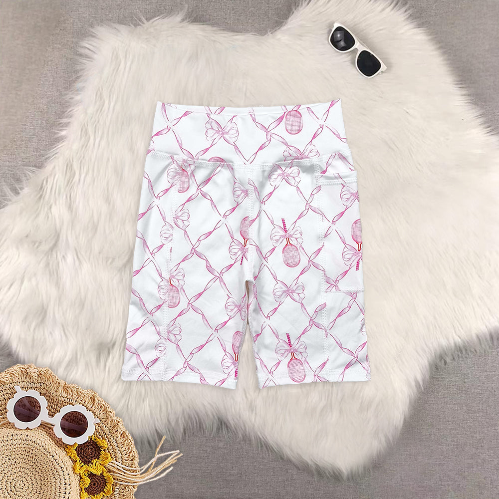 RTS NO MOQ baby girl clothes summer yoga Cycling shorts