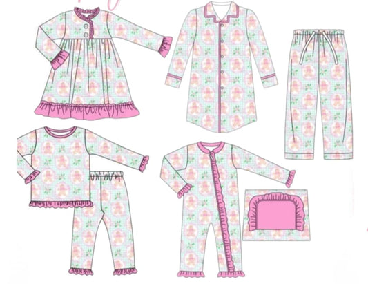 Custom moq 5 each style eta 6-7weeks baby boy clothes Christmas gingerbread series set