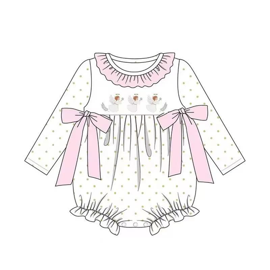 Custom moq 5 each style eta 6-7weeks baby girl clothes long sleeve rompers-25.7.29