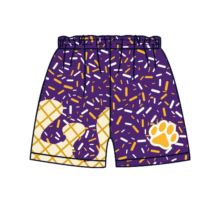 Custom moq 5 mix size milk silk baby girls clothes team sport team adult shorts