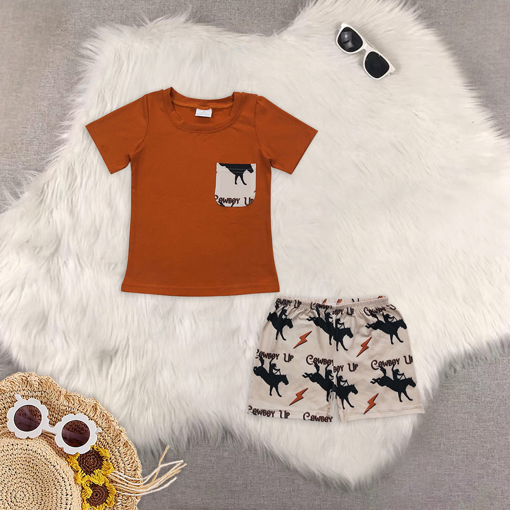 Baby Boys Shirt Shorts Summer Rompers Outfits Clothes Sets