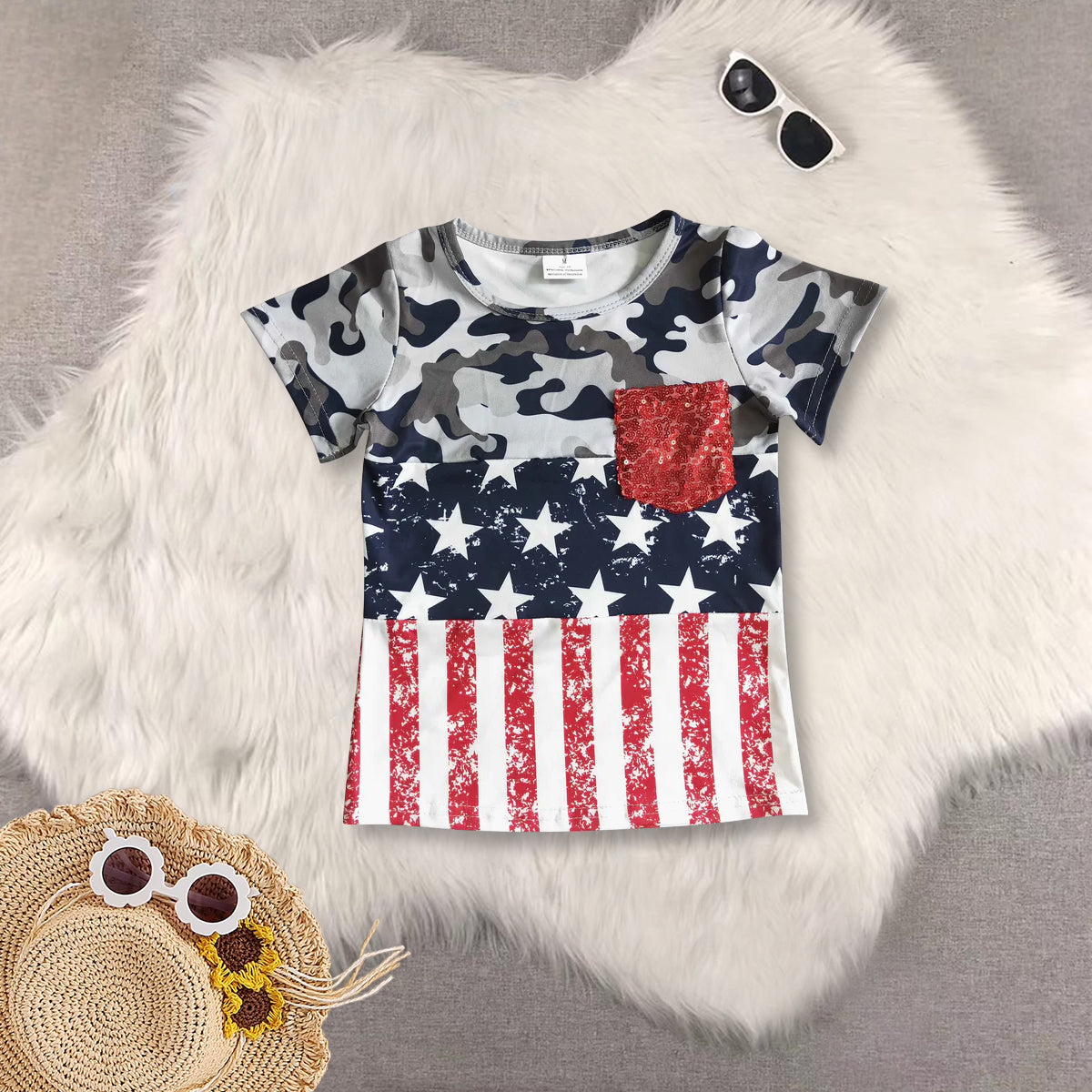 RTS NO MOQ baby boys clothes short-sleeved tops