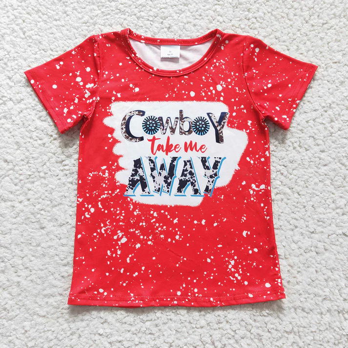 RTS NO MOQ baby girl clothes Short Sleeve Top