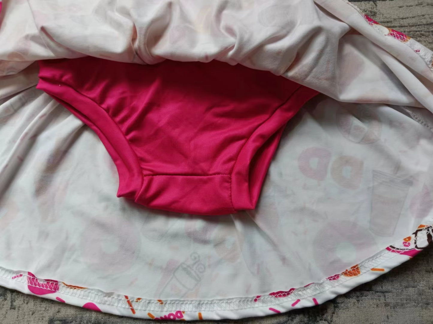 custom moq 5 eta 5weeks mix size baby girls clothes rose red short sleeve Thong Set