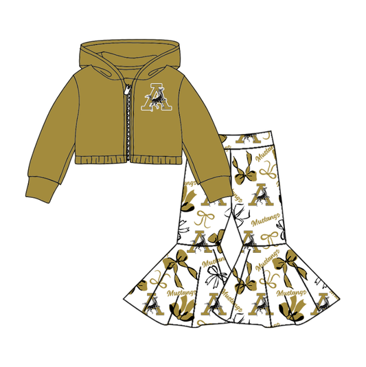 Custom moq 5 mix size milk silk summer teams baby girls clothes hooded long sleeve pants sets-25.9.9