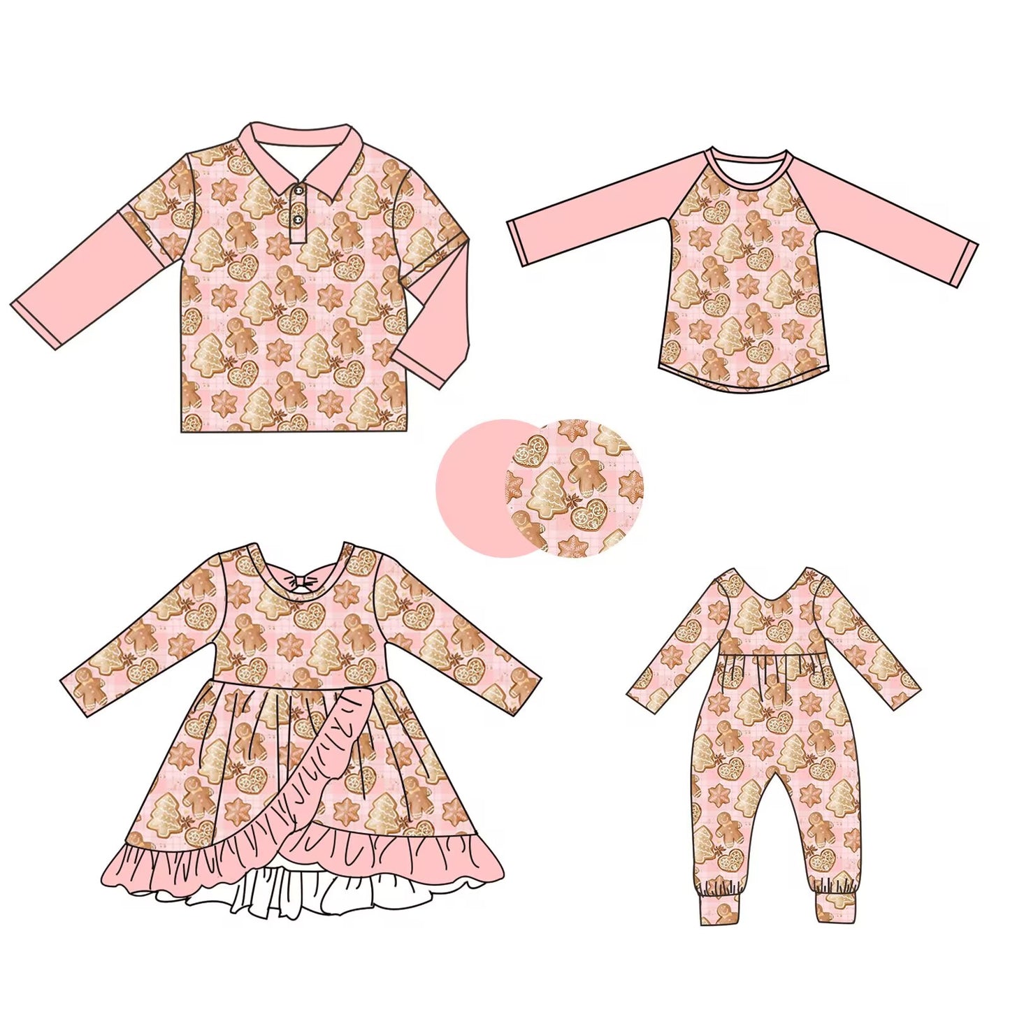 Custom moq 5 each style eta 6-7weeks baby girl clothes long sleeve top 2 and dress and romper-25.8.29