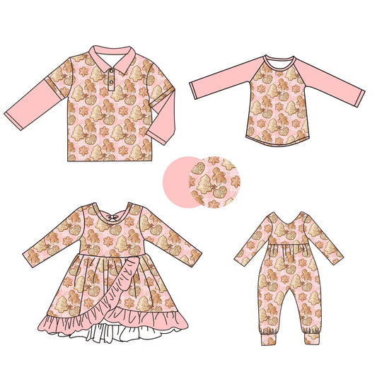 Custom moq 5 each style eta 6-7weeks baby girl clothes long sleeve top 2 and dress and romper-25.8.29