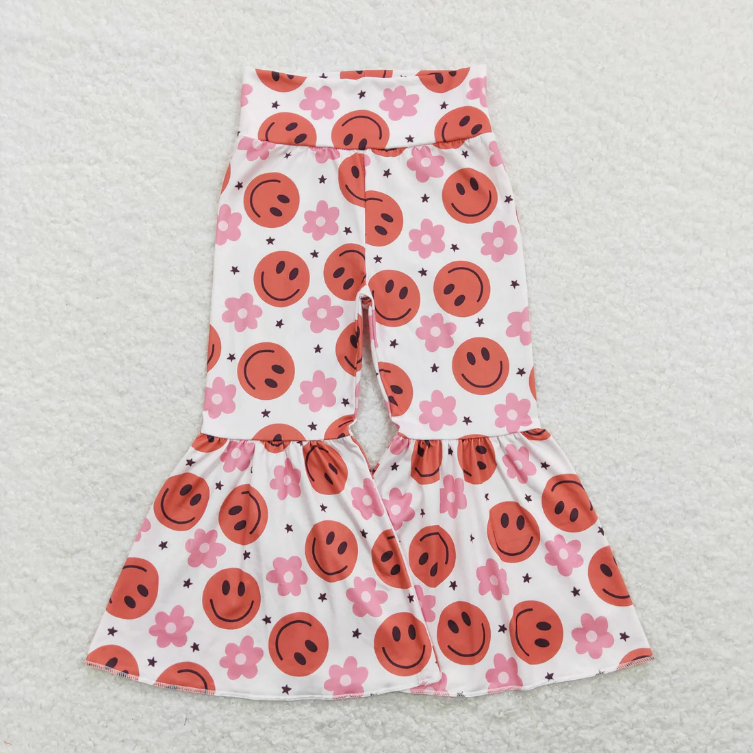 RTS NO MOQ Sibling Baby girls clothes Summer floral long pants